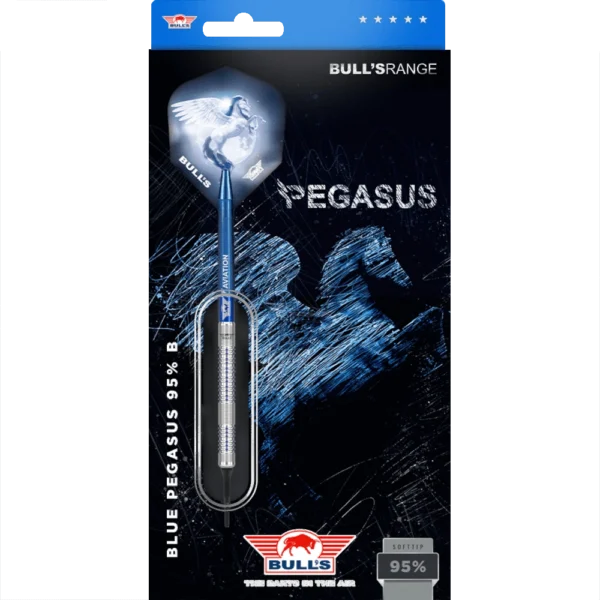 Bull's NL Blue Pegasus B Softdart 95% (Verpackung)