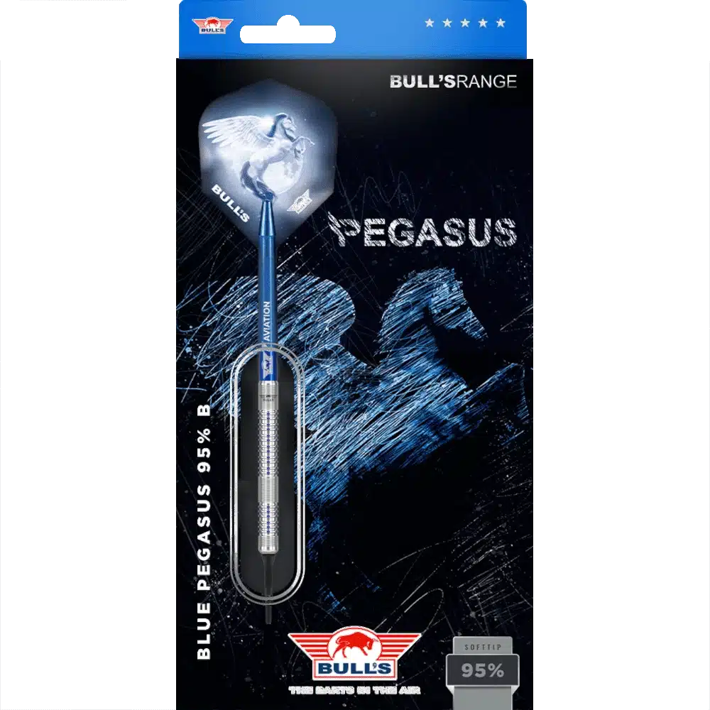 Bull's NL Blue Pegasus B Softdart 95% (Verpackung)