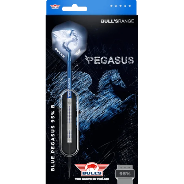 Bull's NL Blue Pegasus B Steeldart 95% (Verpackung)