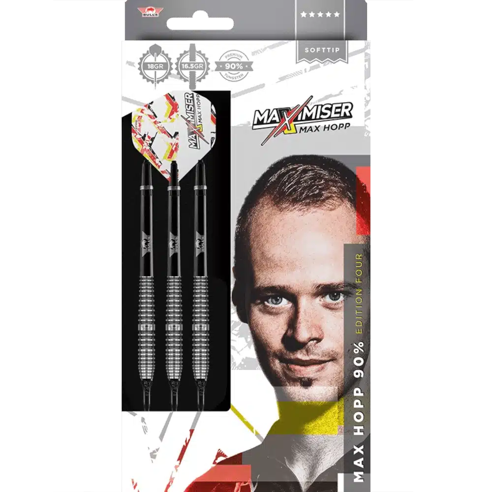 Bull's NL Max Hopp E4 Softdart 90% (Verpackung)