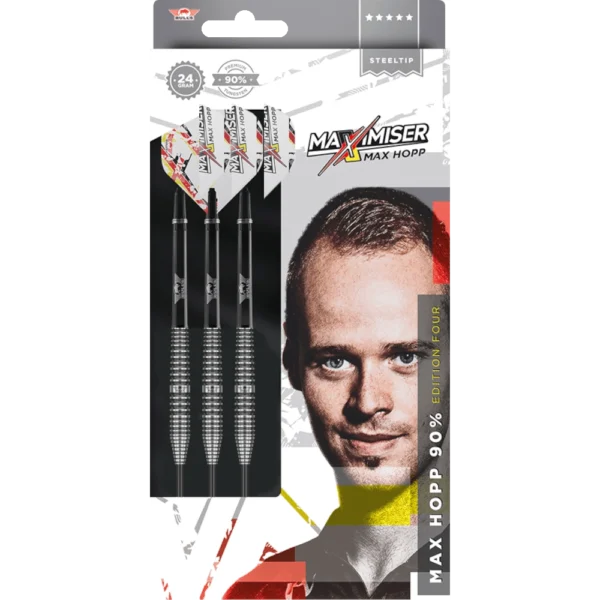 Bull's NL Max Hopp E4 Steeldart 90% (Verpackung)