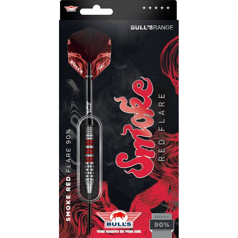 Bull's NL Smoke Flare Steeldart 90% (Verpackung)