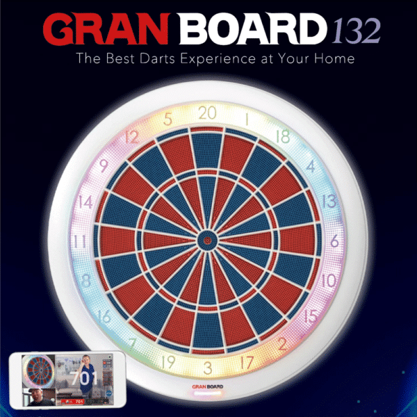 Gran Board 132 Elektronisches Dartboard - Package