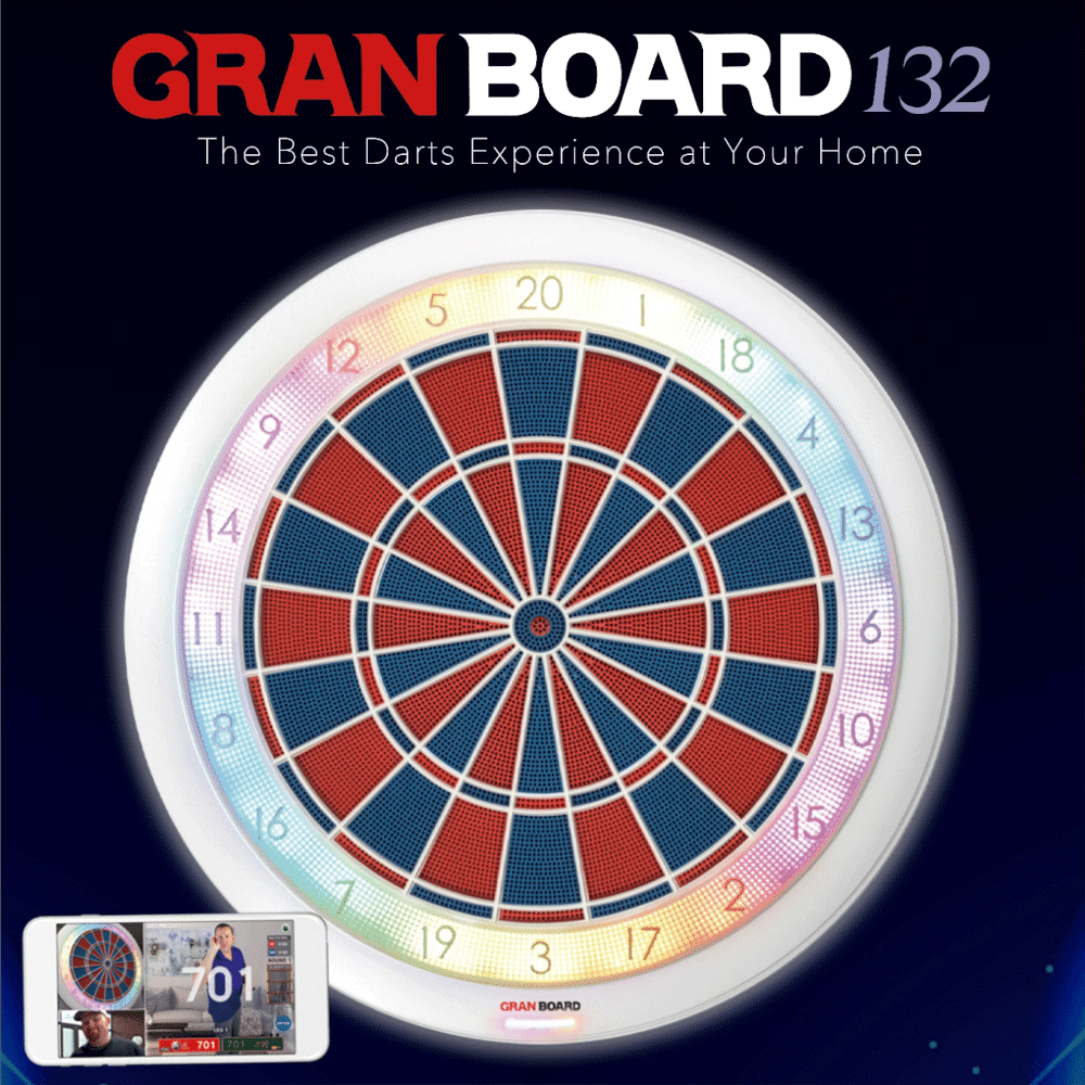Gran Board 132 Elektronisches Dartboard - Package