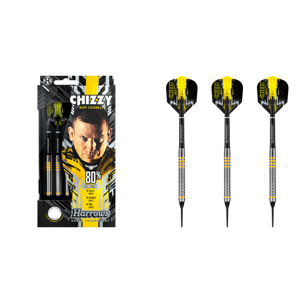 Harrows Dave Chisnall Softdart 80% - What's in the Box