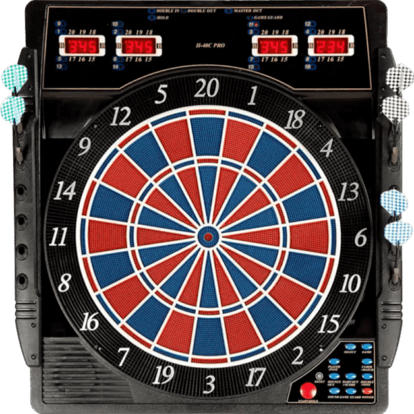 Karella CB 50 Elektronisches Dartboard - Front