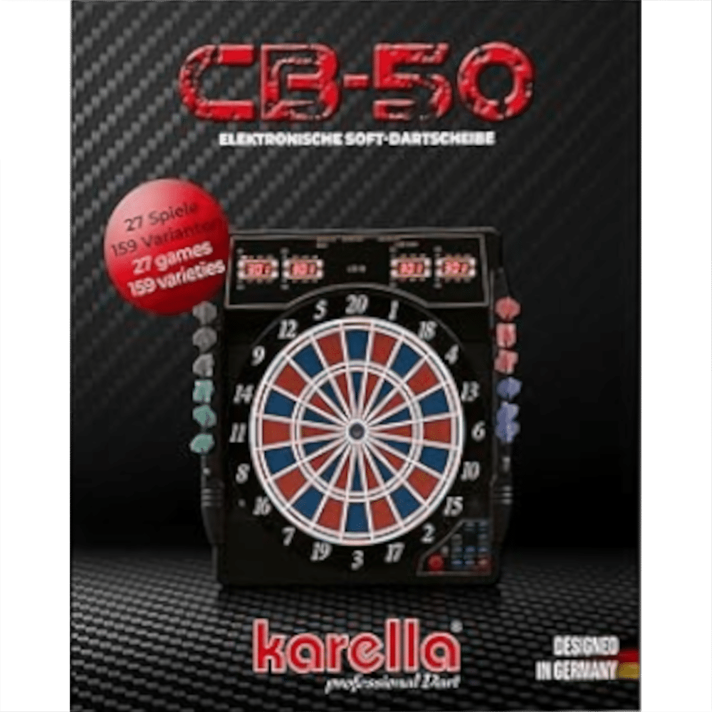 Karella CB 50 Elektronisches Dartboard - Package