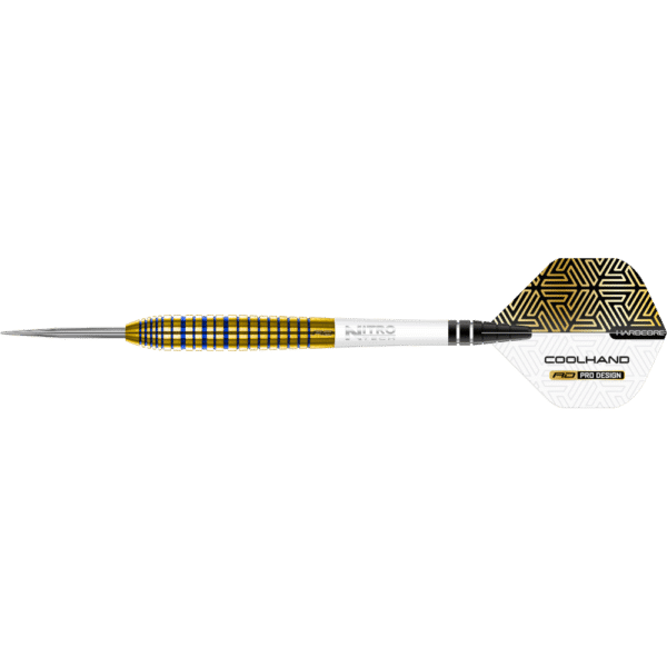 Red Dragon Luke Humphries "Coolhand Luke" TX3 Gold SE Steeldart 90% - Seite