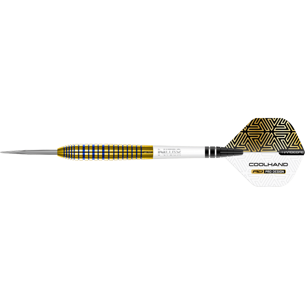 Red Dragon Luke Humphries "Coolhand Luke" TX3 Gold SE Steeldart 90% - Seite