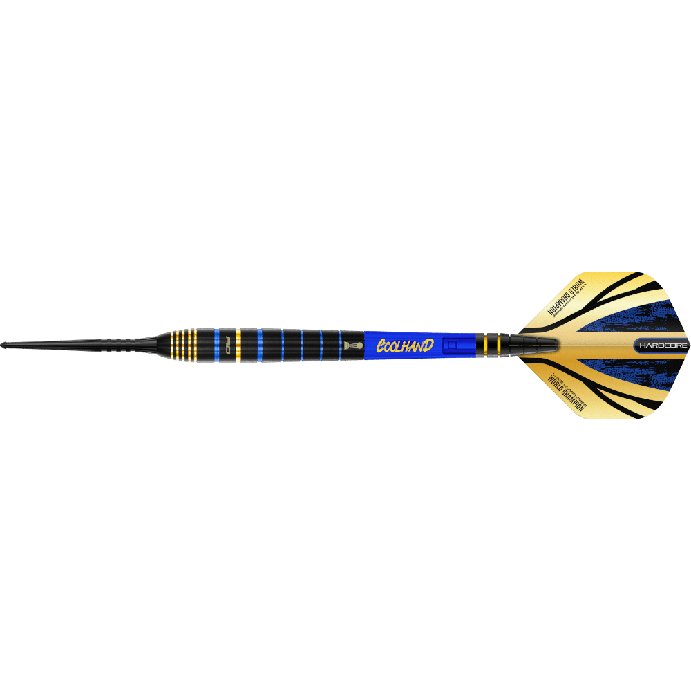 Red Dragon Luke Humphries TX4 WC Avenger Steeldart 90% - Dart des Weltmeisters in Tropfenform - Seitenansicht