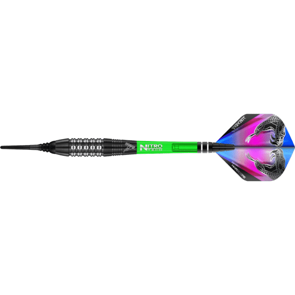 Red Dragon Peter Wright "Snakebite" Black Strike Softdart 90%