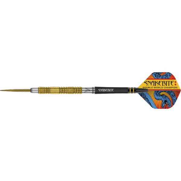Red Dragon Peter Wright "Snakebite" DWC SE Gold Steeldart 85%