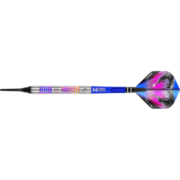 Red Dragon Peter Wright "Snakebite" Mamba 1 Rainbow Softdart 90%