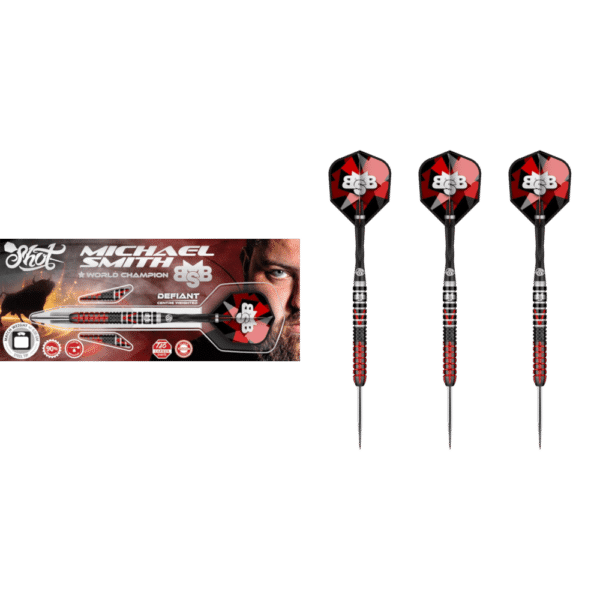 Shot! Michael Smith Defiant Dart - Steel - jetzt kaufen - WITB Weltmeister
