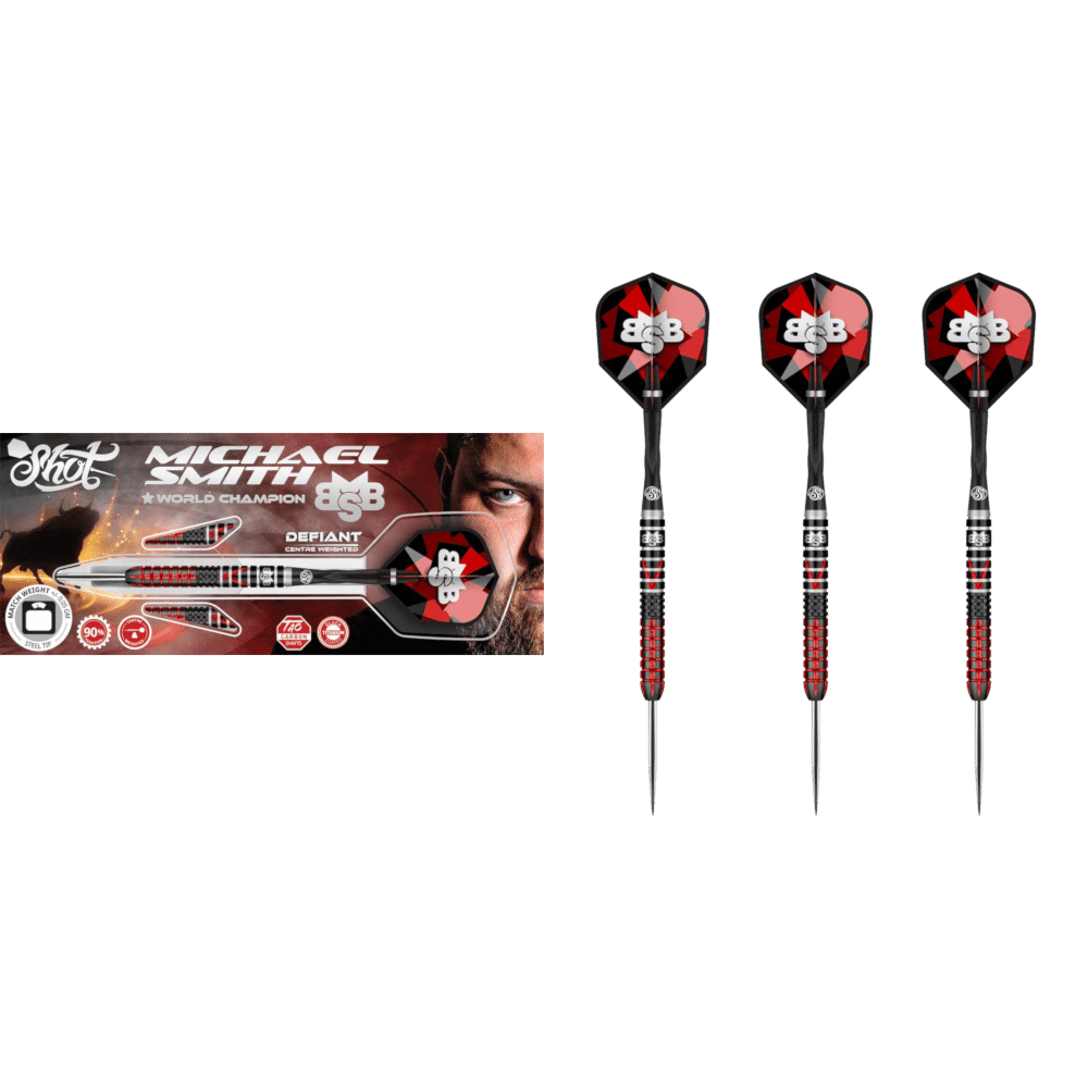 Shot! Michael Smith Defiant Dart - Steel - jetzt kaufen - WITB Weltmeister