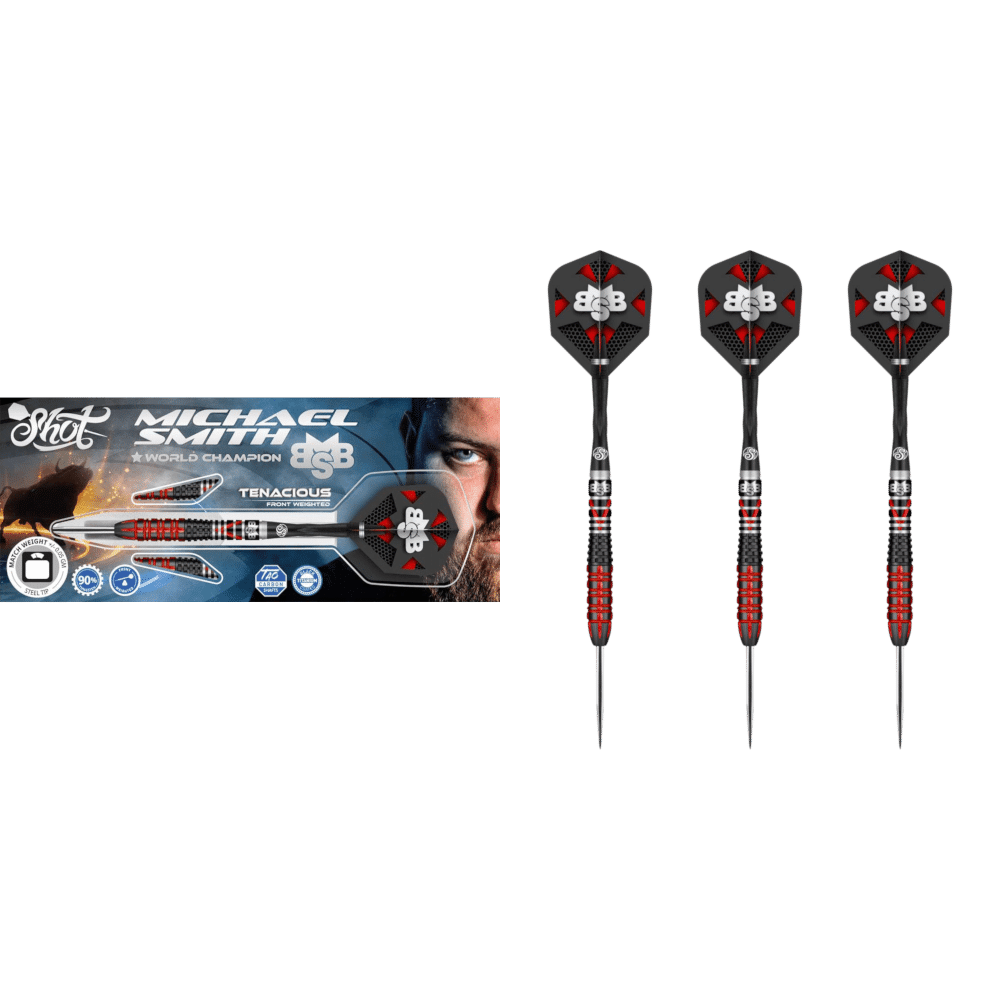Shot Michael Smith Tenacious Steeldart 90% - What's in the Box