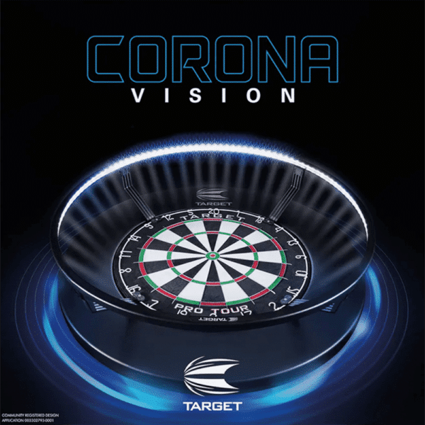 Target Corona Dartboardbeleuchtung - Licht für Dartboard - Dartboardlight - Packung