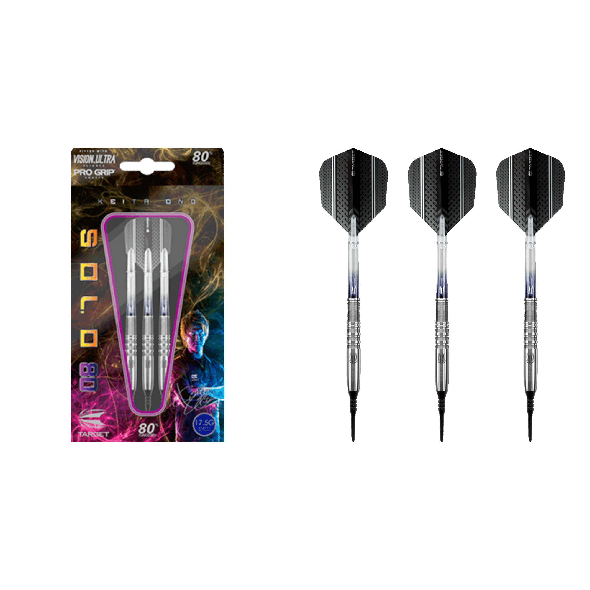 Target Japan Keita Ono Solo G1 Softdart 80% - What's in the Box