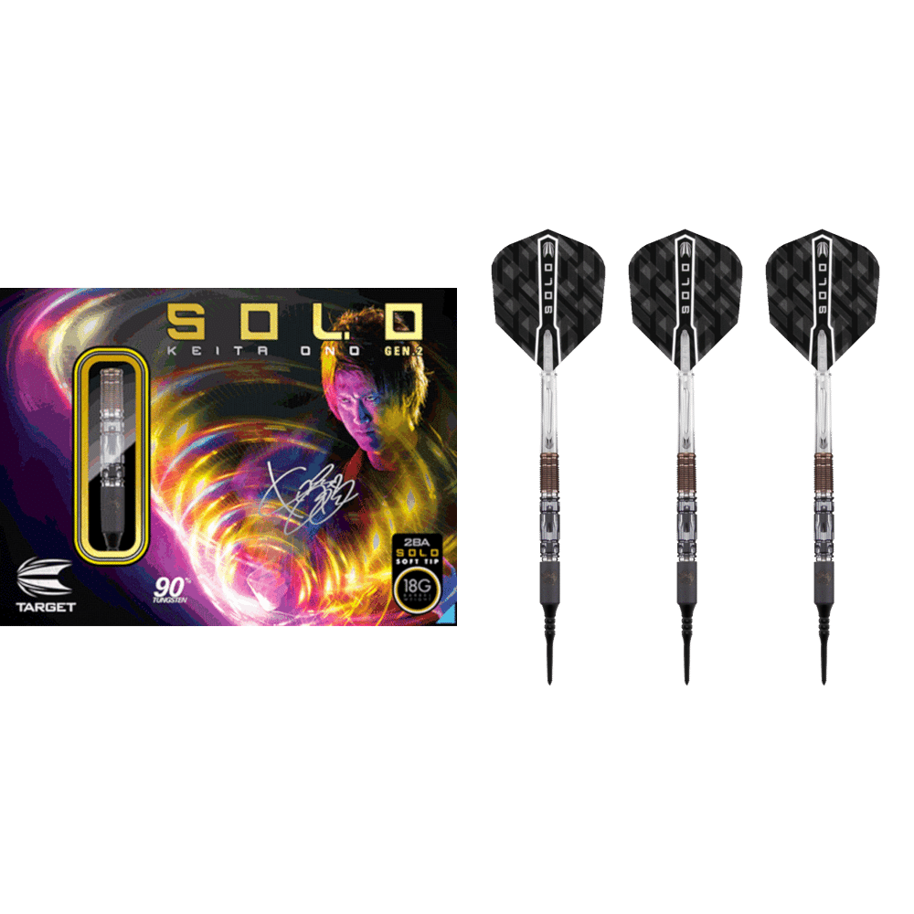 Target Japan Keita Ono Solo G2 Softdart 90% - What's in the Box