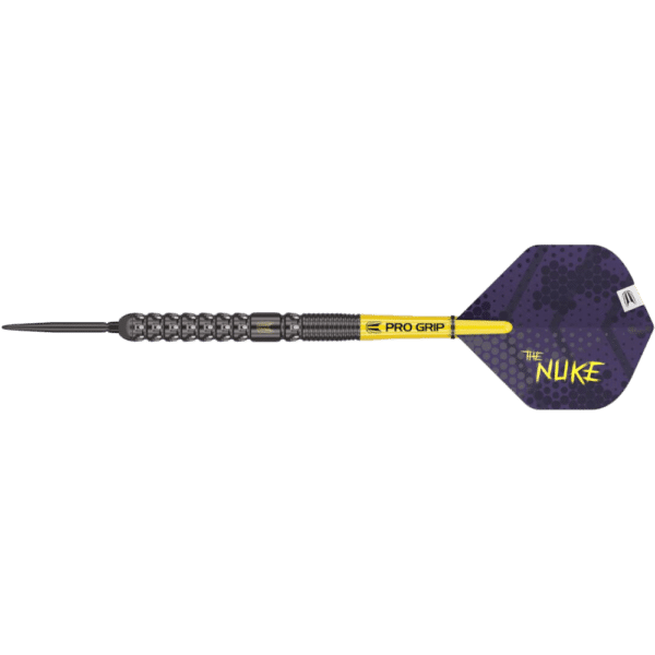 Target Luke Littler G1 Swiss Point Steeldart 90% - Seitenansicht