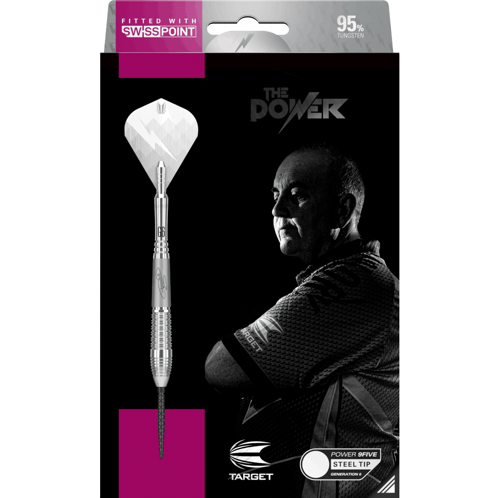 Target Phil Taylor 9Five G6 Swiss Point Steeldart 95% - Package