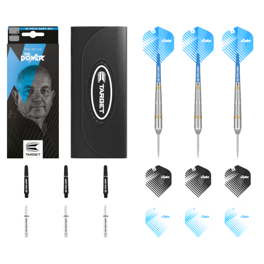 Target Phil Taylor Steeldart Brass - What's in the Box