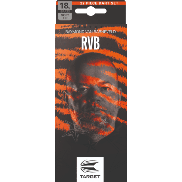 Target Raymond Van Barneveld Softdart Brass - Package