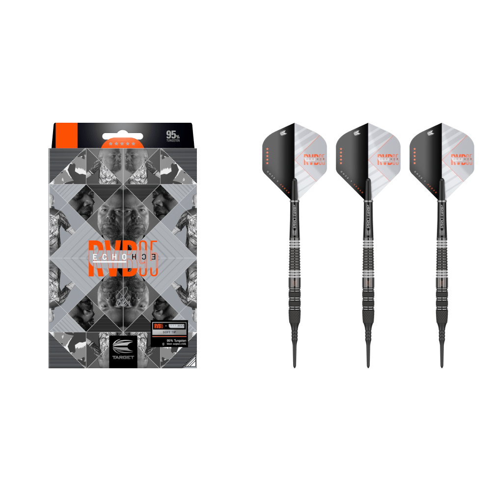 Target Raymond Van Barneveld x Echo Softdart 95% - What's in the Box