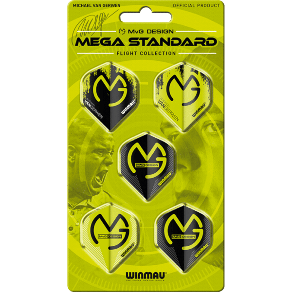 Winmau Mega Michael van Gerwen MVG Standard Flight Pack