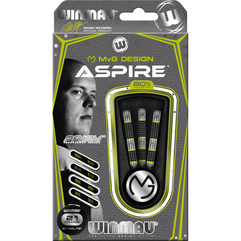 Winmau Michael van Gerwen MVG Dart - Aspire - Steel - Pack