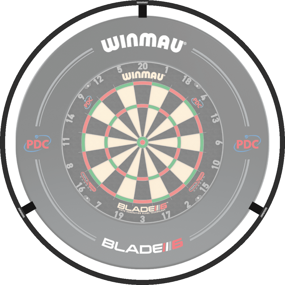 Winmau Plasma | Dartboard Licht Beleuchtung. Licht aus.