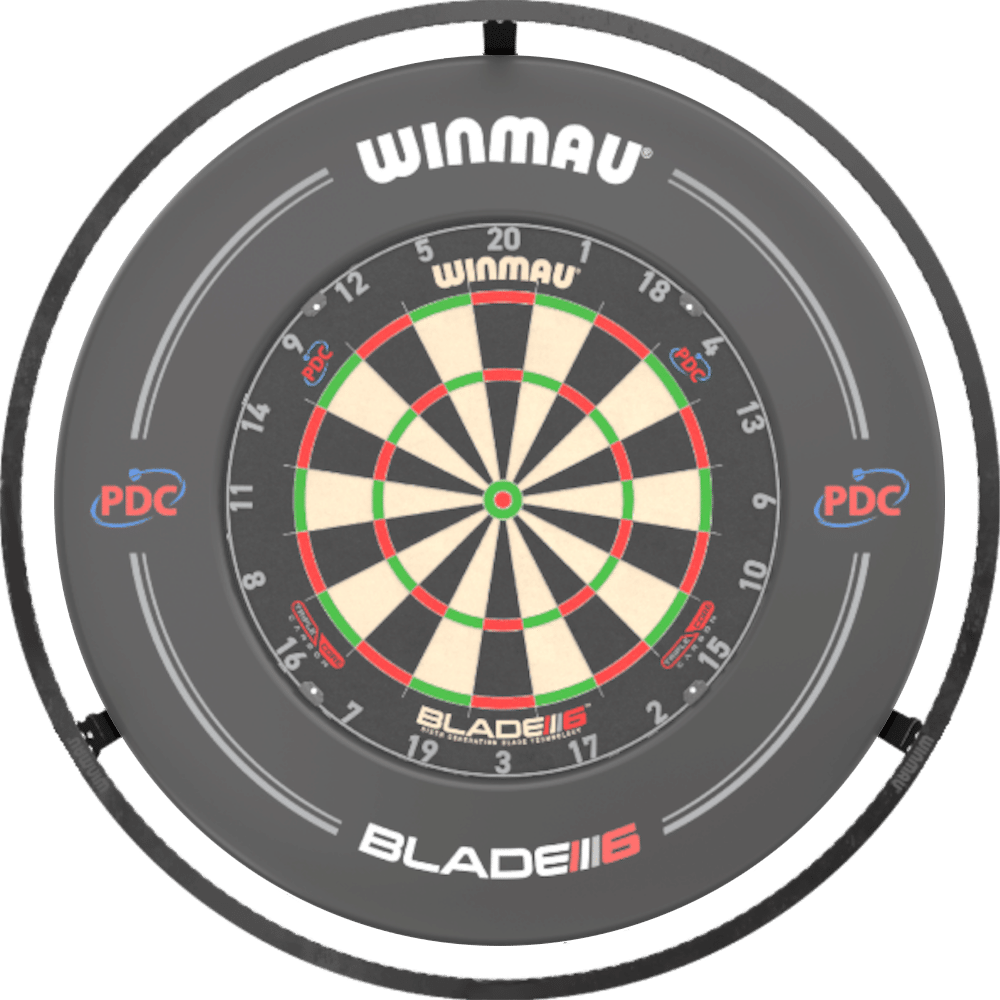 Winmau Plasma Dartboardlight - Board Beleuchtung - Ringlicht - Frontansicht