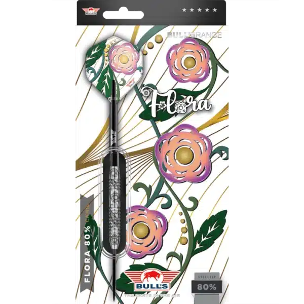 Bull's NL Flora Camil Steeldart 80% (Verpackung)
