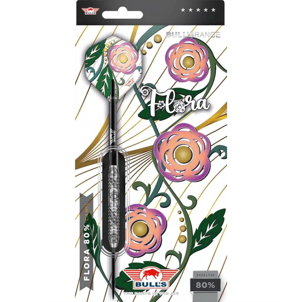 Bull's NL Flora Camil Steeldart 80% (Verpackung)