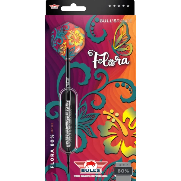 Bull's NL Flora Hicus Softdart 80% (Verpackung)