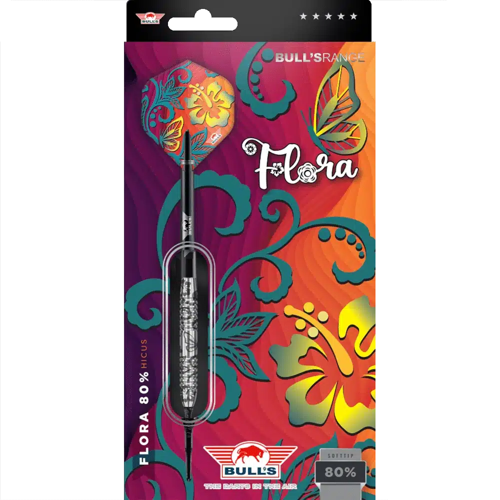 Bull's NL Flora Hicus Softdart 80% (Verpackung)