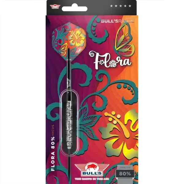 Bull's NL Flora Hicus Steeldart 80% (Verpackung)