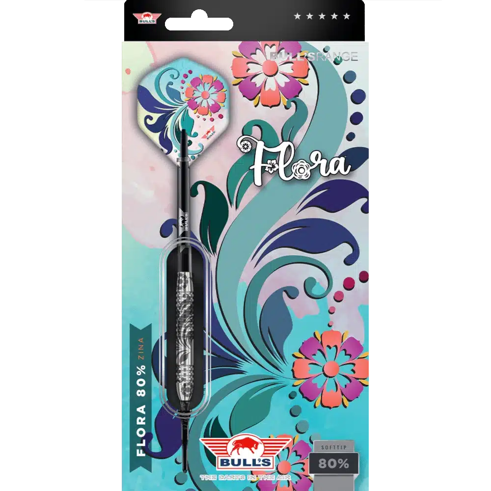 Bull's NL Flora Zina Softdart 80% (Verpackung)