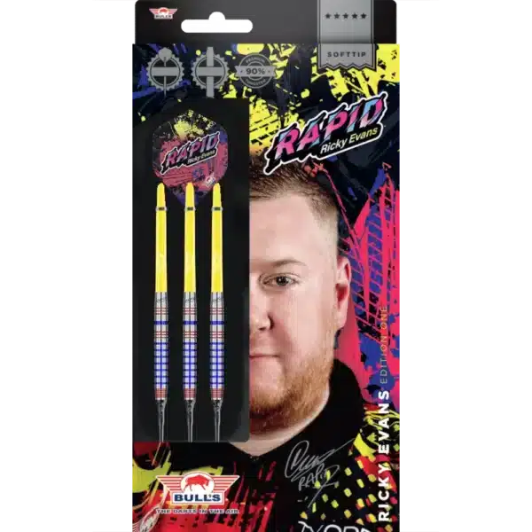 Bull's NL Ricky Evans E1 Softdart 90% (Verpackung)