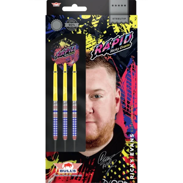 Bull's NL Ricky Evans E1 Steeldart 90% (Verpackung)
