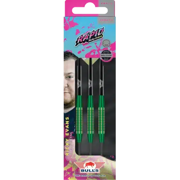 Bull's NL Ricky Evans Steeldart Brass (Verpackung)