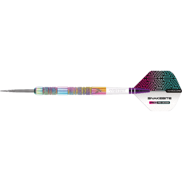 Red Dragon Peter Wright "Snakebite" Diamond Fusion Spectron Steeldart 90%