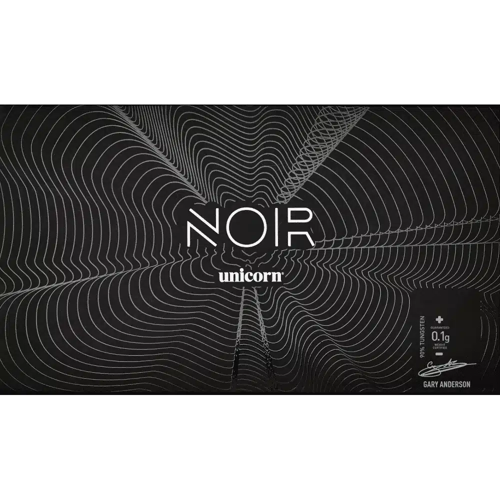 Unicorn Gary Anderson Phase 5 Noir Steeldart 90% (Verpackung)