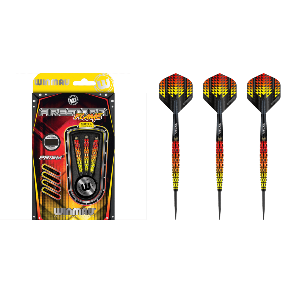 Winmau Firestorm Flame 02 Steeldart 90%