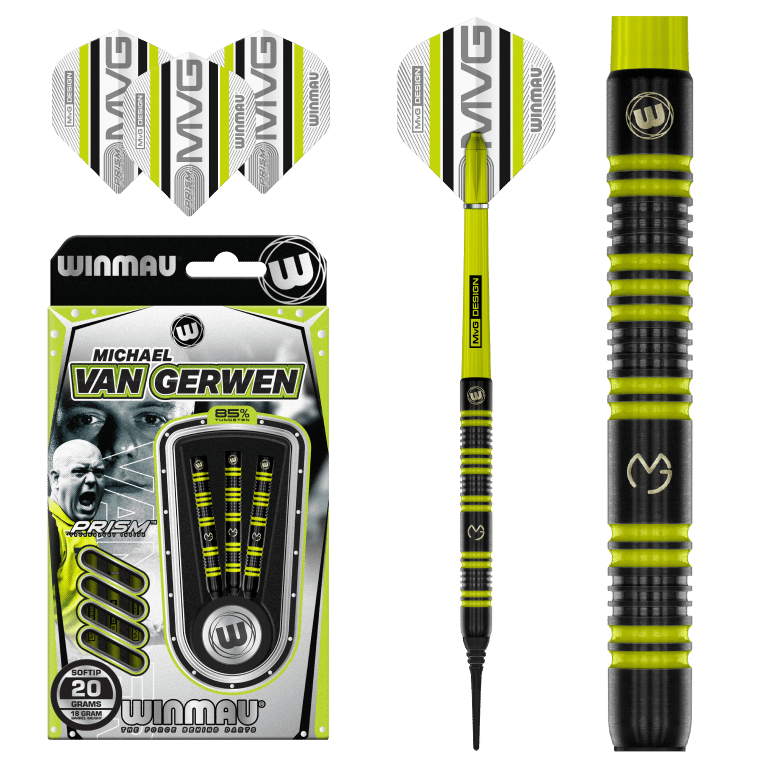Winmau Michael van Gerwen pro series - Soft - MVG - WITB