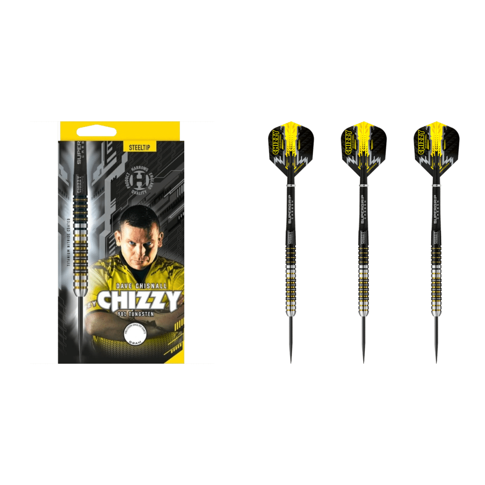 Harrows Dave Chisnall Series 1 Steeldart 90% - What's in the Box