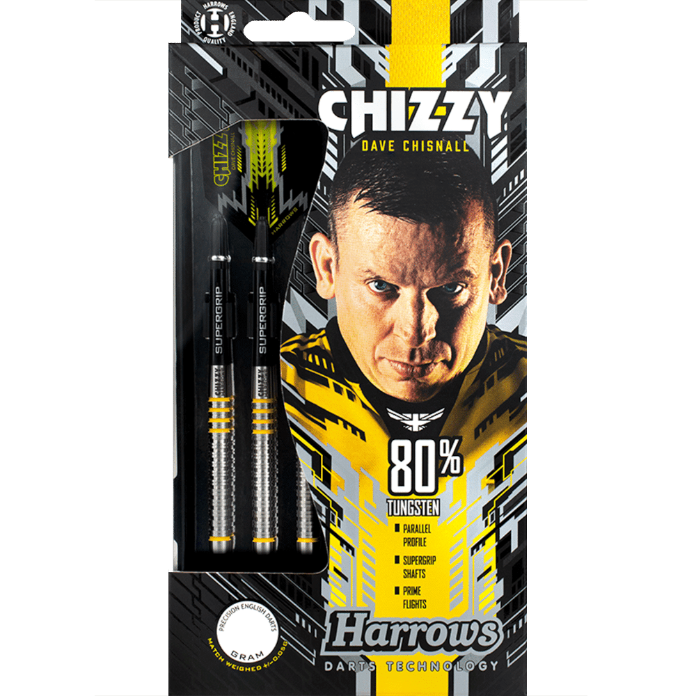 Harrows Dave Chisnall Steeldart 80% - Package