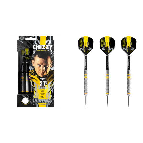 Harrows Dave Chisnall Steeldart 80% - What's in the Box