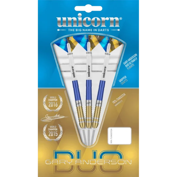 Unicorn Gary Anderson Phase 3 Duo Steeldart 80% (Verpackung)