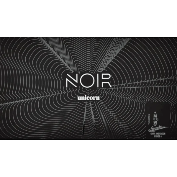 Noir Unicorn Gary Anderson Phase 6 Noir Softdart 90% (Verpackung)